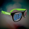 Green Custom Neon Billboard Sunglasses